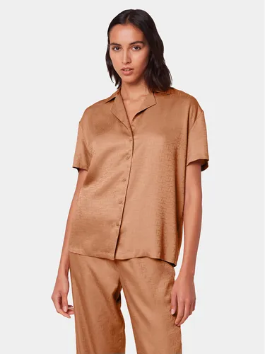 Triumph Pyjama-T-Shirt Silky Sensuality 10218320 Braun Relaxed Fit