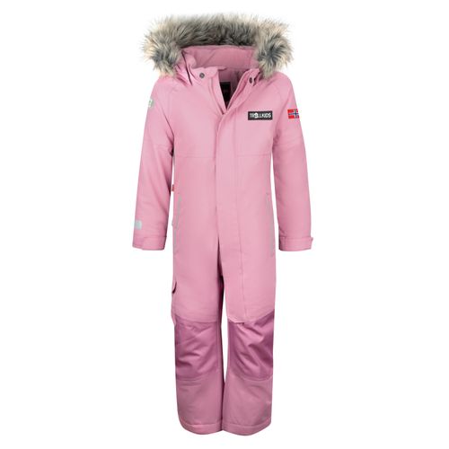 Trollkids Kirkenes Snowsuit Kinder Schneeanzug rosa Gr. 86 Kinder