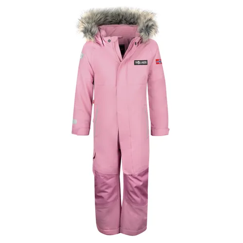 Trollkids Kirkenes Snowsuit Kinder Schneeanzug rosa