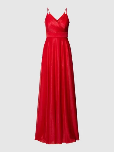 TROYDEN COLLECTION Abendkleid in schimmernder Optik in Rot