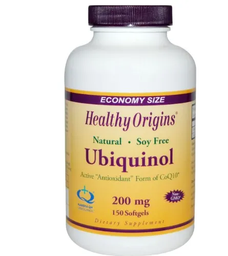 Ubiquinol 200 mg (150 gelcapsules) - Healthy Origins