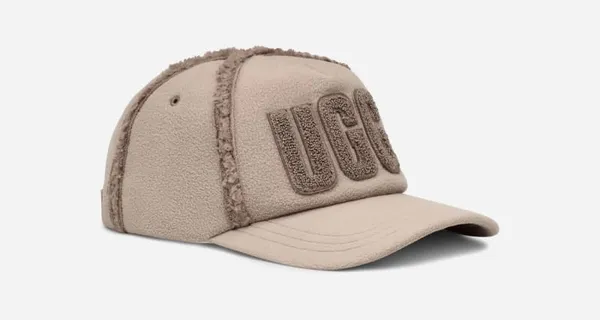 UGG® Baseballkappe aus gebondetem Fleece für Herren in Brown