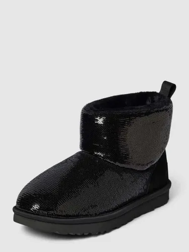 UGG Boots mit Label-Patch Modell 'CLASSIC MINI MIRROR' in Black