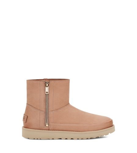 UGG Deconstructed Mini Classic Boot in Brown/Pink, Größe 36