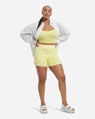 UGG® Maliah Shorts für Damen in Honeycomb/Vibrant Green