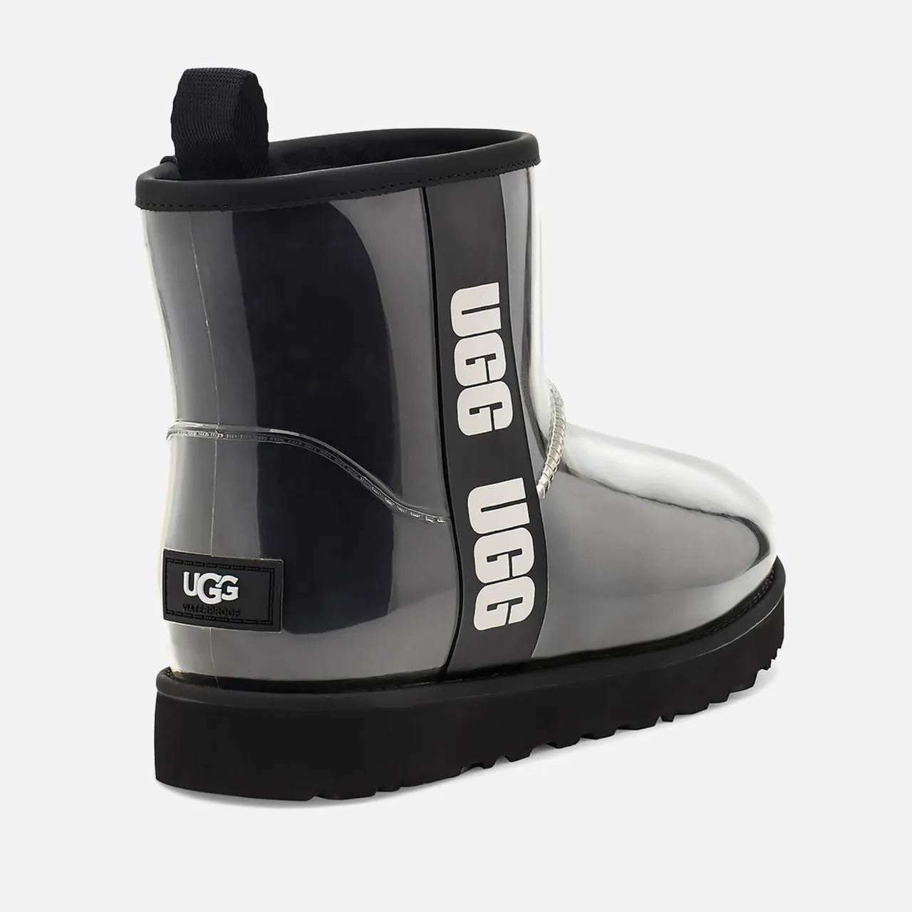 UGG Women's Classic Clear Mini Waterproof Boots - Black - UK 3
