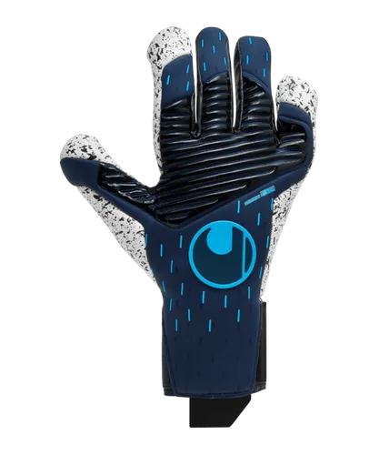 Uhlsport Speed Contact Supergrip+ Finger Surround TW-Handschuhe Blau Schwarz F01