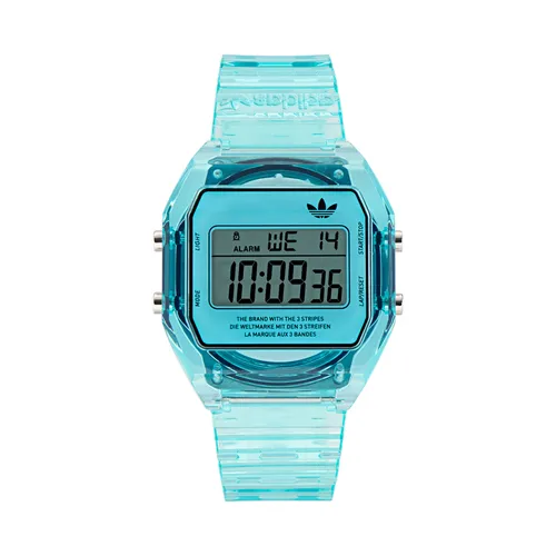 Uhr adidas Originals Digital Two Crystal AOST24065 Blue