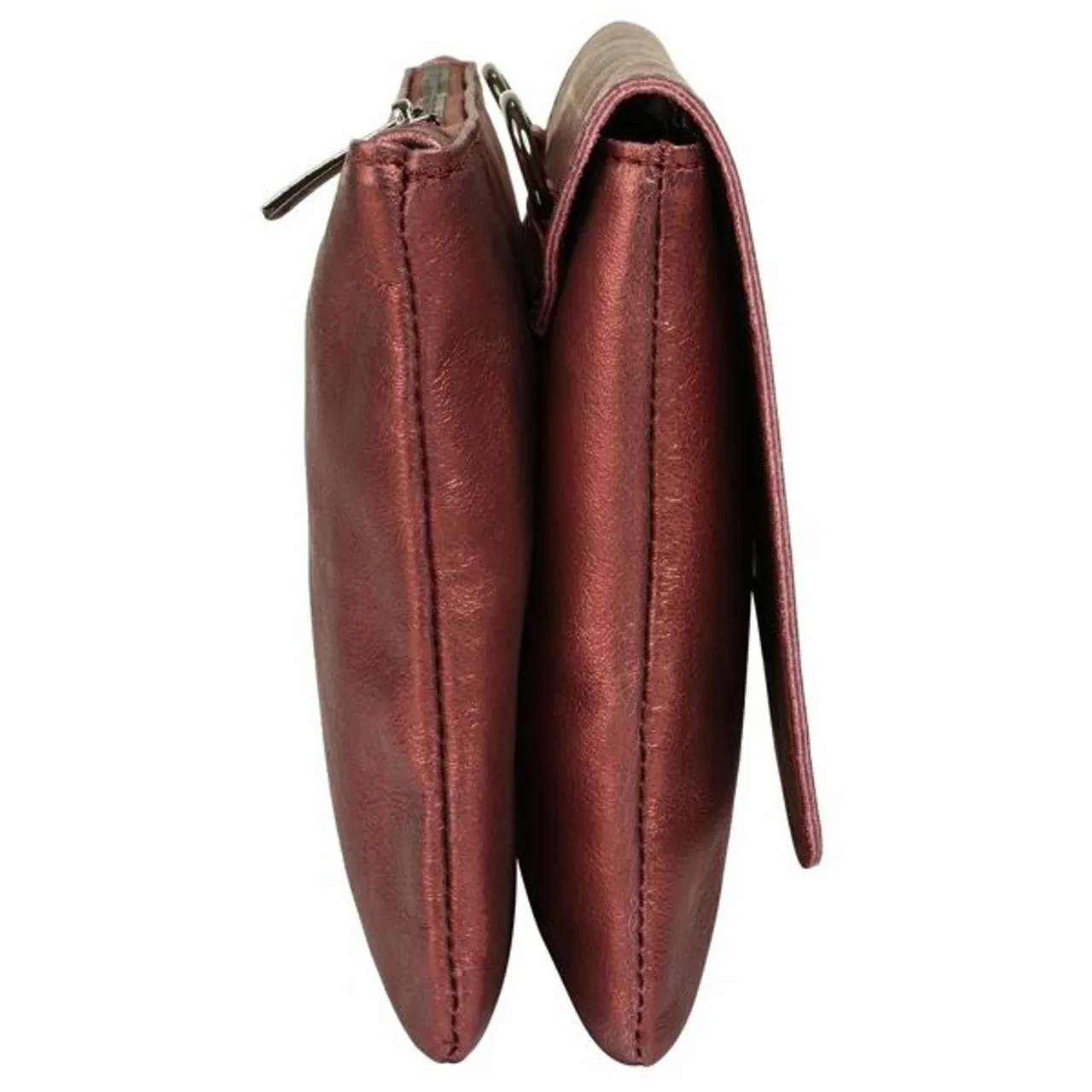 Umhängetasche CLUTY Gr. B/H/T: 23 cm x 18 cm x 4 cm onesize, rot Damen Taschen Handgepäck