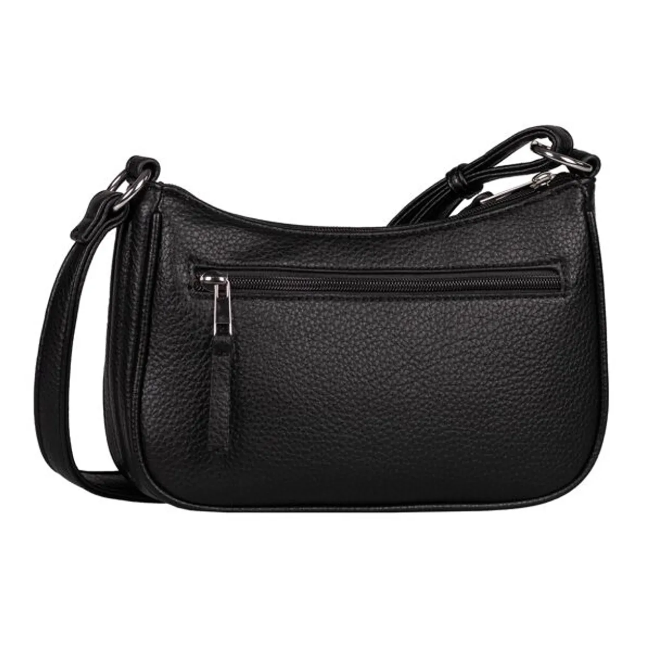 Umhängetasche GABOR "Alira" Gr. B/H/T: 24,5 cm x 16 cm x 6 cm, schwarz Damen Taschen Handtaschen Klassische Umhängetasche aus weiche Lederimitat