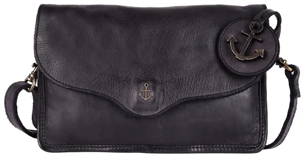 Umhängetasche HARBOUR 2ND Gr. B/H/T: 22 cm x 13 cm x 4 cm, grau (ash) Damen Taschen Handtaschen