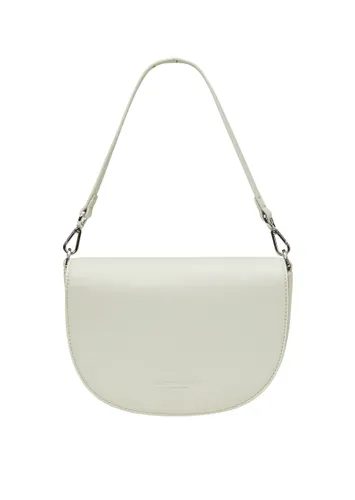 Umhängetasche MARC O'POLO "aus einer Lederalternative aus recyceltem Polyester" Gr. B/H/T: 24 cm x 17 cm x 8 cm, beige Damen Taschen Handtaschen