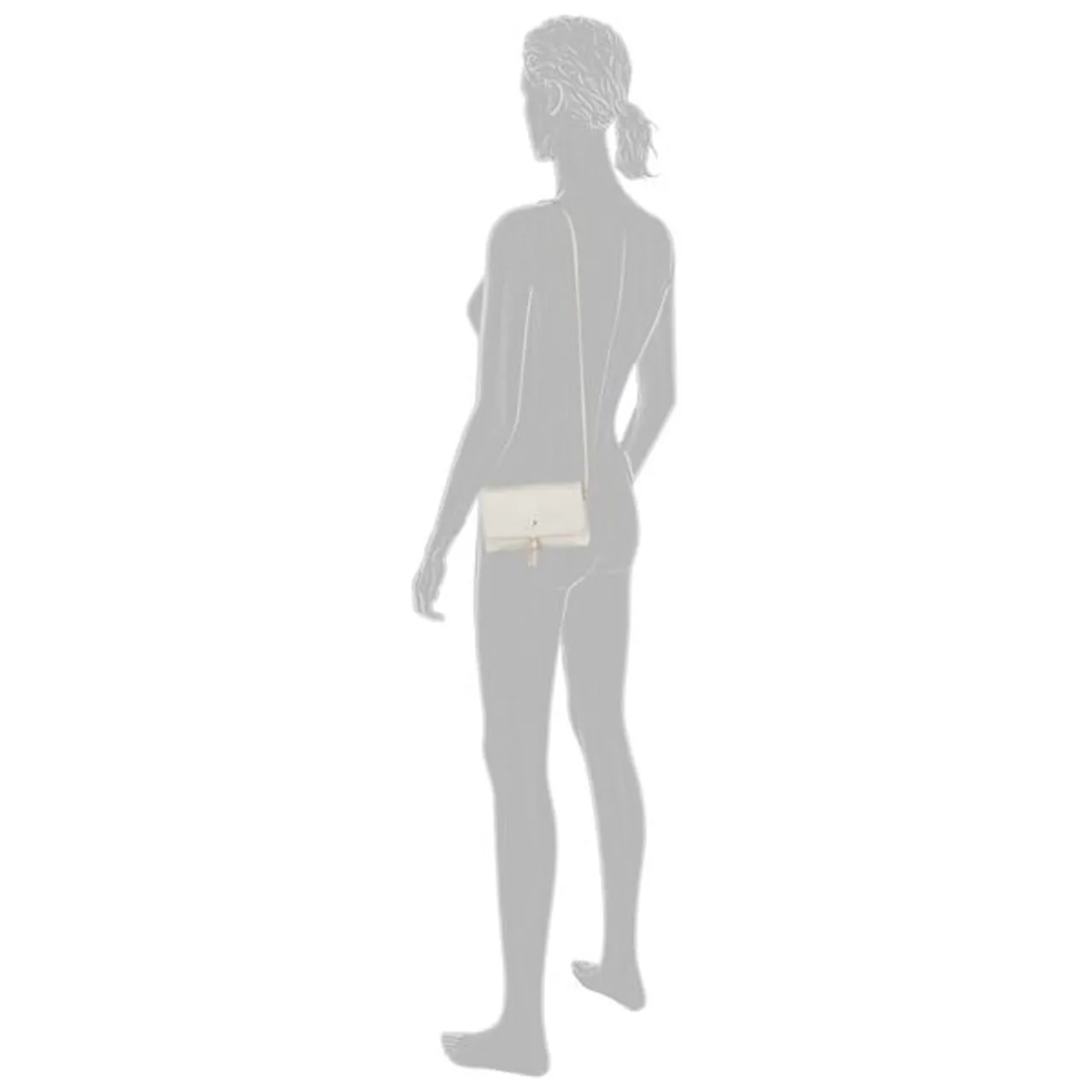 Umhängetasche TOM TAILOR "Luna" Gr. B/H/T: 21 cm x 13 cm x 5 cm, weiß Damen Taschen Handtaschen