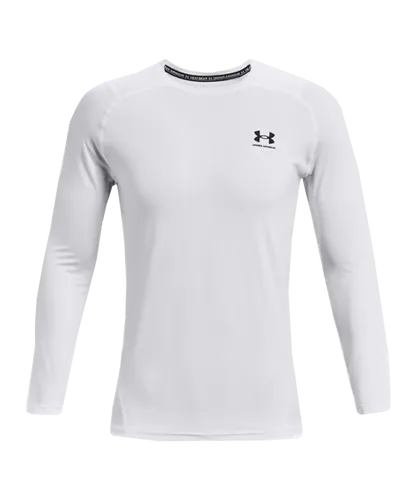 Under Armour HG Fitted Sweatshirt Weiss F100