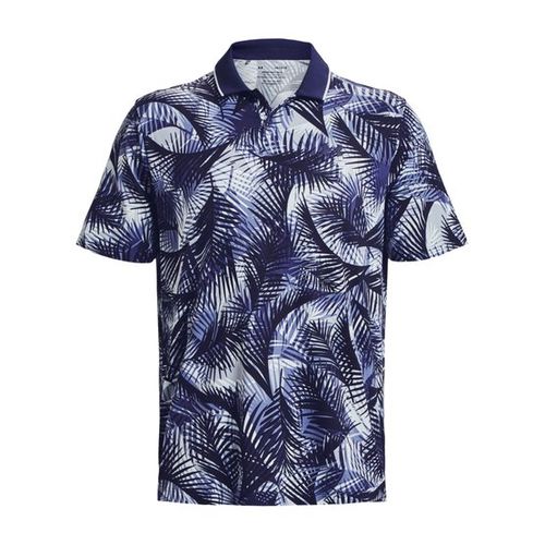 Under Armour Iso-Chill Grphc Palm Halbarm Polo navy