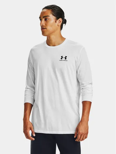 Under Armour Longsleeve Ua Sportstyle Left Chest Ls 1329585-100 Weiß Loose Fit