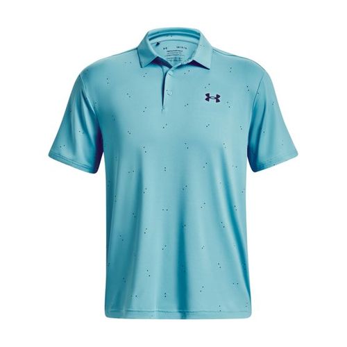 Under Armour Playoff 3.0 Scatter Dot Halbarm Polo türkis