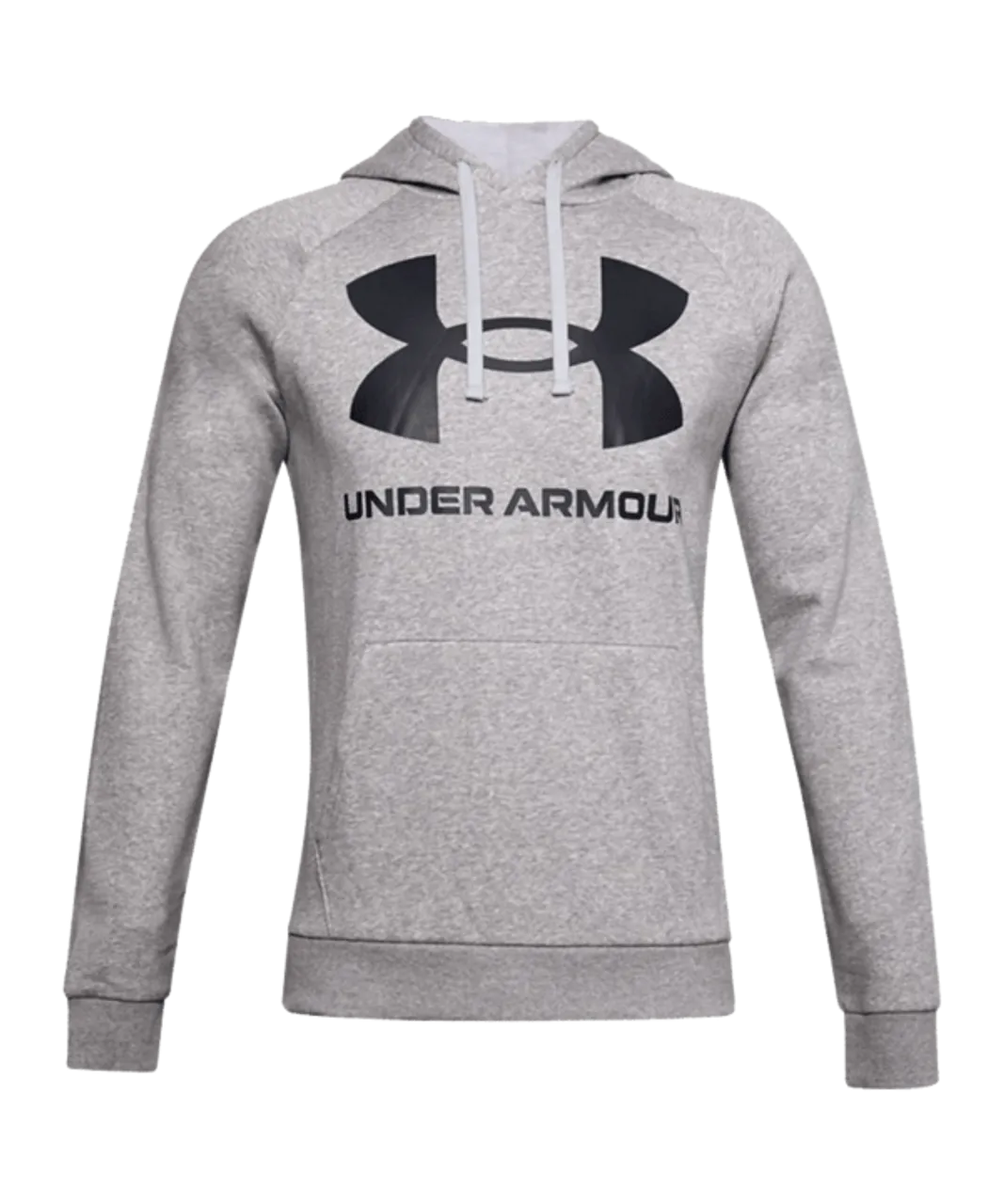 Under Armour Rival Big Logo Fleece Hoody Grau F011