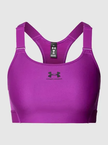 Under Armour Sport-BH mit Label-Print Modell 'Armour' in Lila