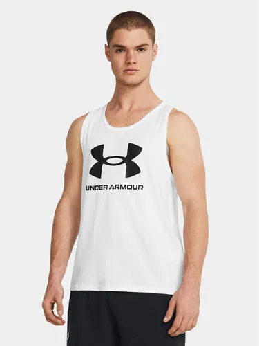 Under Armour Tank-Top Ua Sportstyle Logo Tank 1382883-100 Weiß Loose Fit