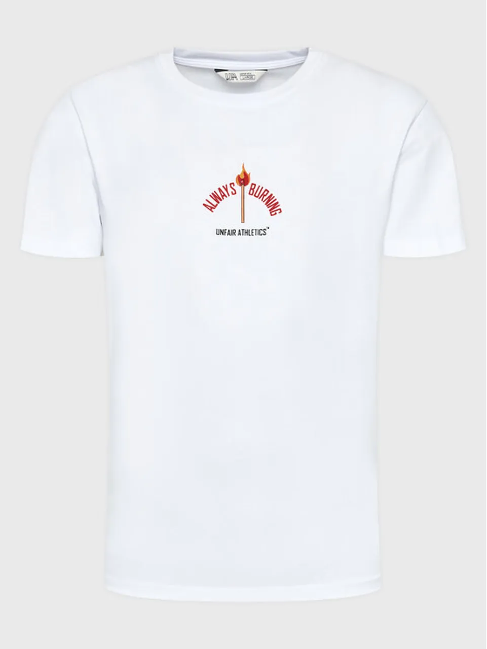 Unfair Athletics T-Shirt UNFR22-133 Weiß Regular Fit