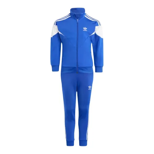Unisex Blauer Colorblock Trainingsanzug Adidas Originals