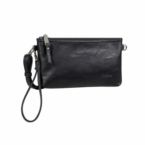 unisex Handtaschen schwarz EMMY Clutch, schwarz -