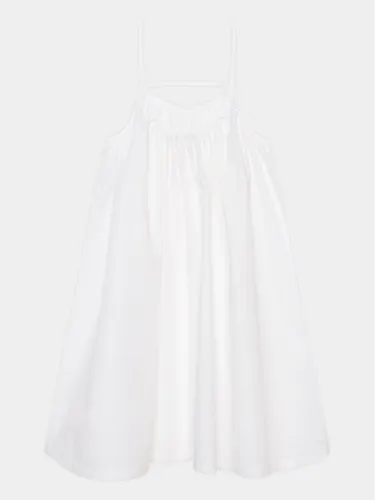 United Colors Of Benetton Kleid für den Alltag 4EW7CV01D Weiß Regular Fit