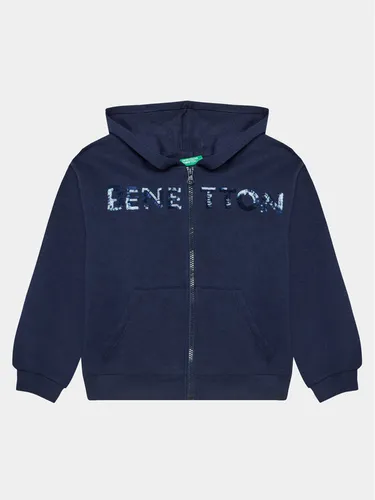 United Colors Of Benetton Sweatshirt 39M2C502Y Dunkelblau Regular Fit