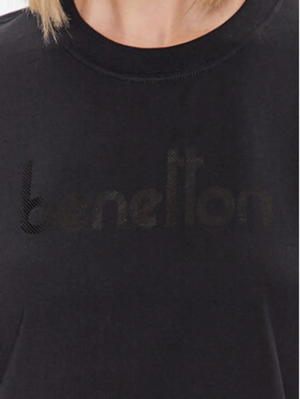 United Colors Of Benetton T-Shirt 3BL0D103H Schwarz Regular Fit