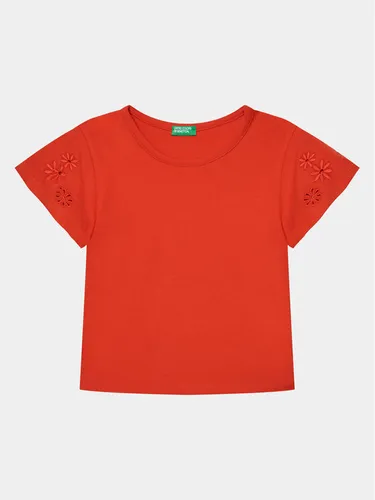 United Colors Of Benetton T-Shirt 3P4ZC10I4 Rot Slim Fit