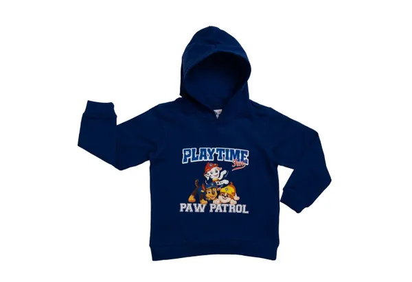 United Labels® Sweatshirt Paw Patrol Sweatshirt für Jungen - Playtime Hoodie Blau