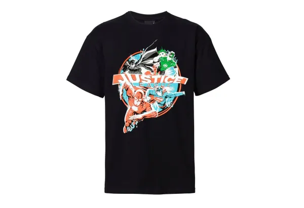 United Labels® T-Shirt DC Comics Justice League T-Shirt für Männer Schwarz