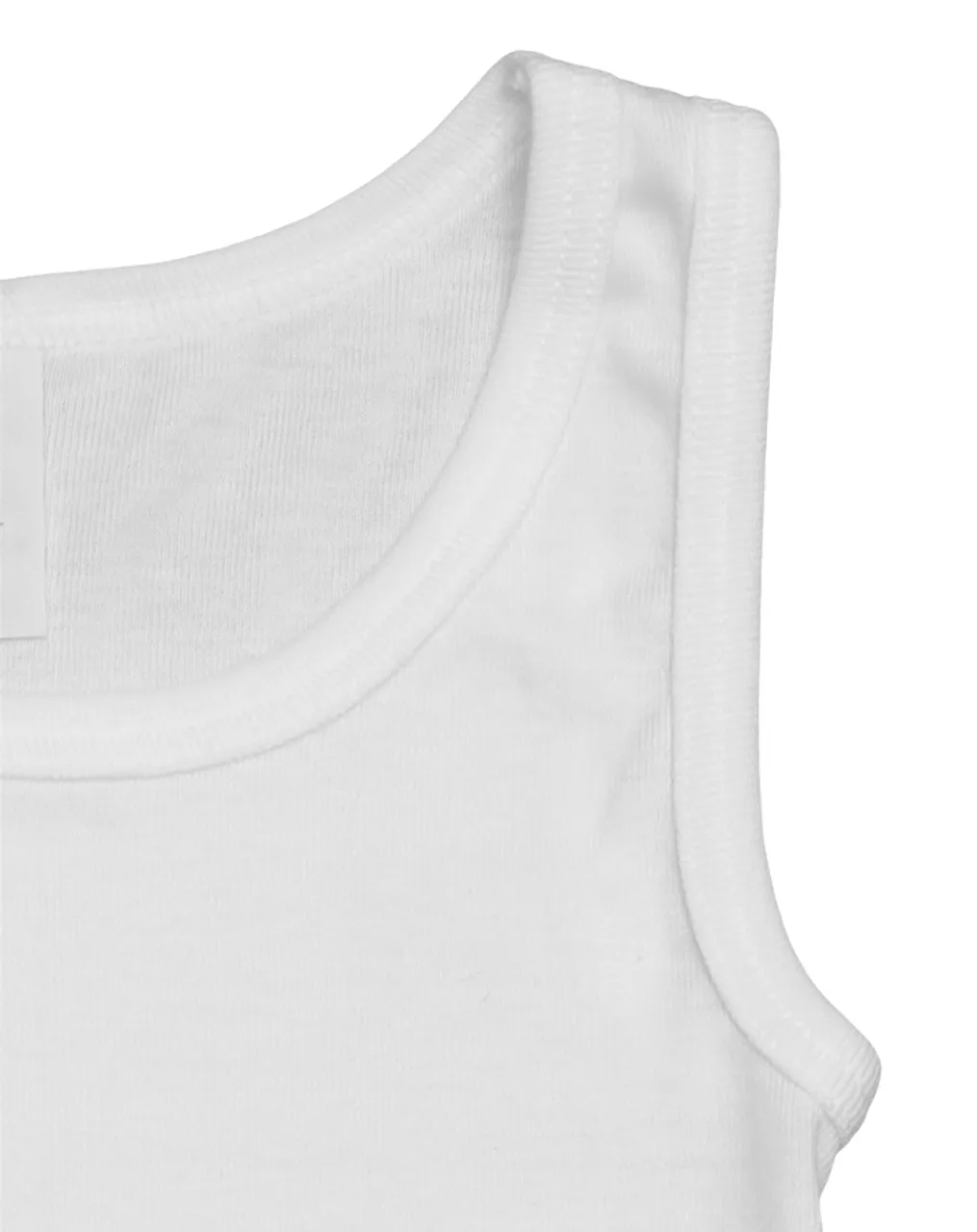 Unterhemd Feinripp Basic Organic Cotton in weiß
