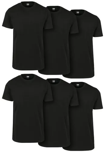 Urban Classics Herren Basic Tee 6-Pack T-Shirt