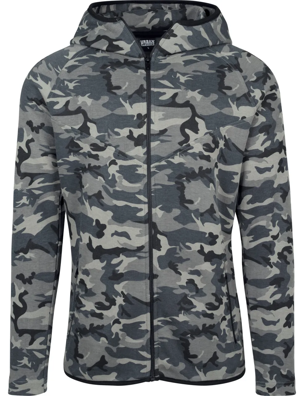 Urban Classics Herren Sweatjacket Interlock Camo Zip Jacket