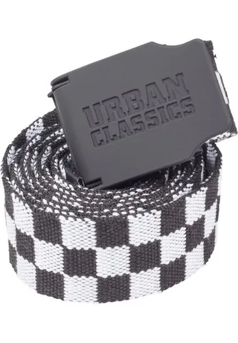 URBAN CLASSICS Hüftgürtel Unisex UC Canvas Belt Checkerboard 150cm