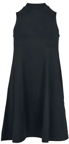 Urban Classics Ladies A-Line Turtleneck Dress Kurzes Kleid schwarz in L