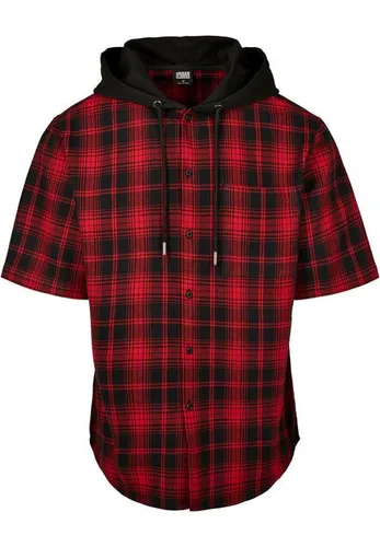 URBAN CLASSICS Langarmhemd Urban Classics Herren Hooded Short Sleeve Shirt (1-tlg)