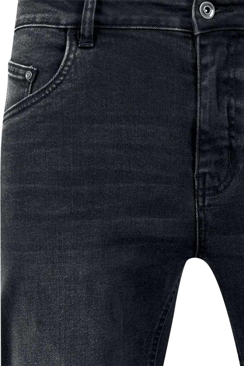 Urban Classics Stretch Denim Pants Jeans schwarz in W32L32