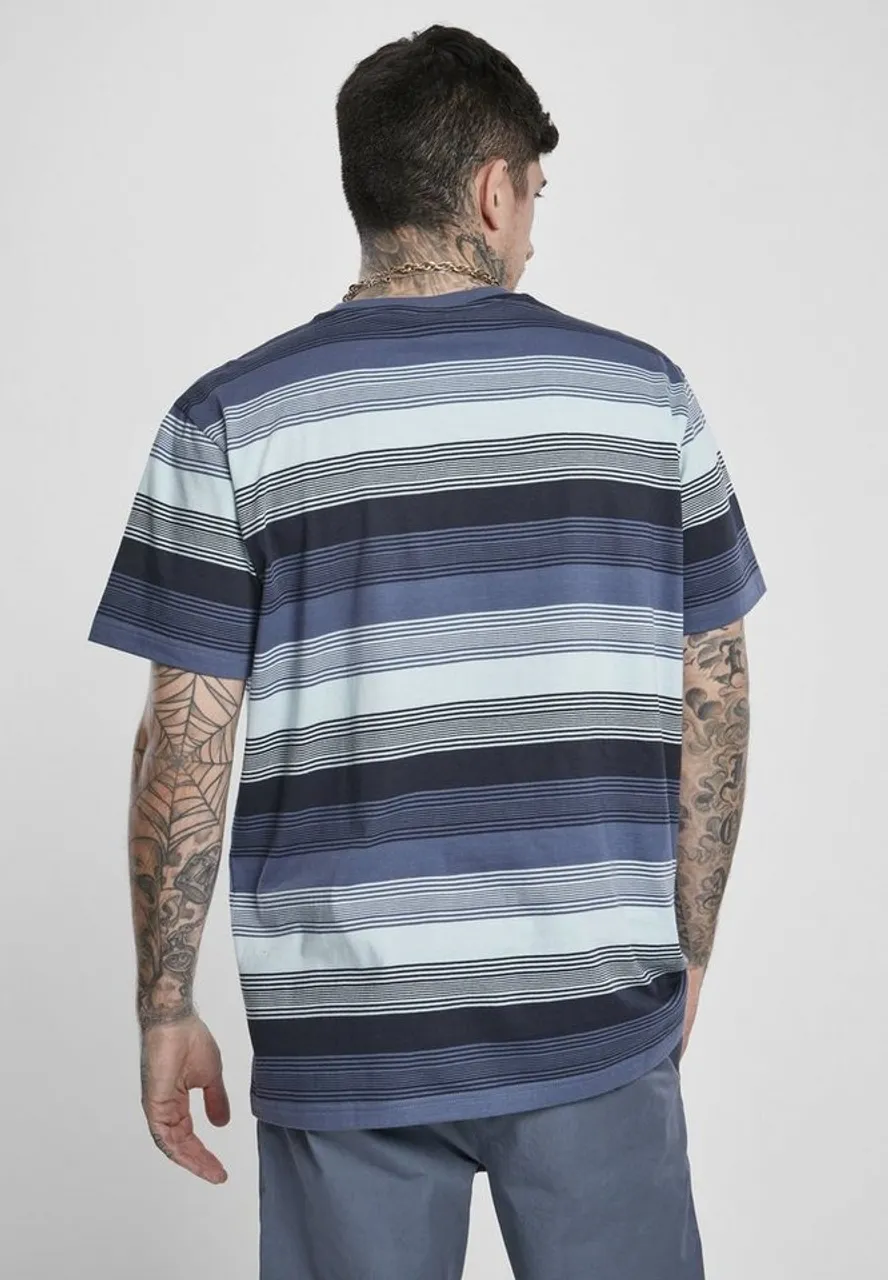 URBAN CLASSICS T-Shirt Herren Yarn Dyed Sunrise Stripe Tee (1-tlg)
