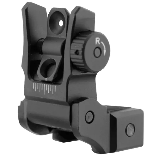 UTG Low Profile Flip-up Rear Sight with Dual Aiming