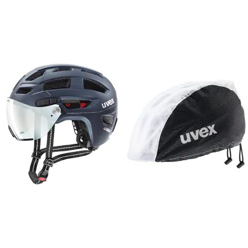 uvex Finale Visor V - sicherer City-Helm & rain Cap Bike