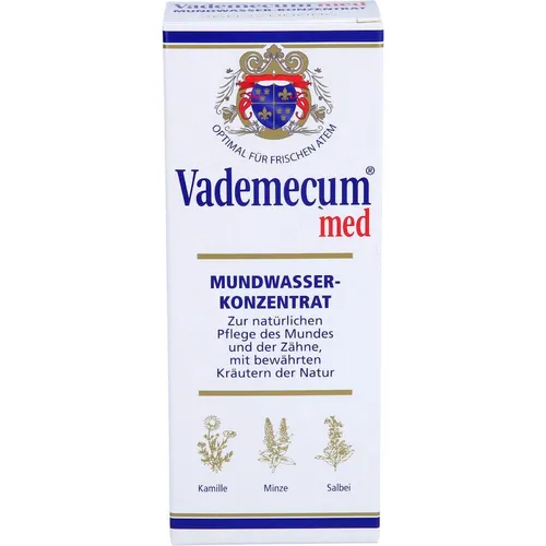 Vademecum - MED Mundwasser Konzentrat 0888 Mundspülung & -wasser 075 l