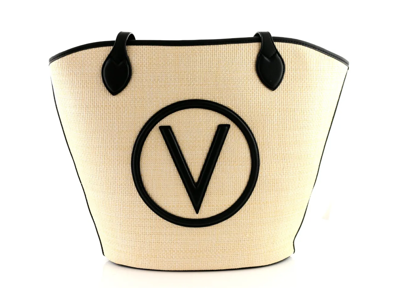 VALENTINO BAGS Covent Shopper Naturale/Nero