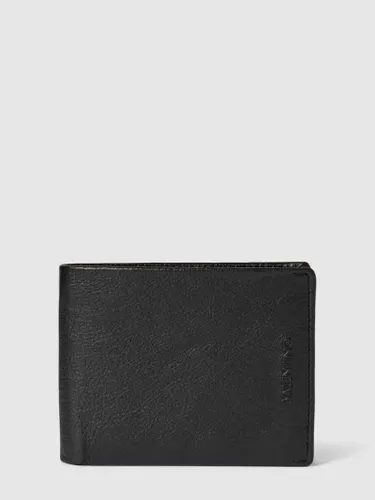 VALENTINO BAGS Portemonnaie aus Leder Modell 'DAVID' in Black, Größe One Size