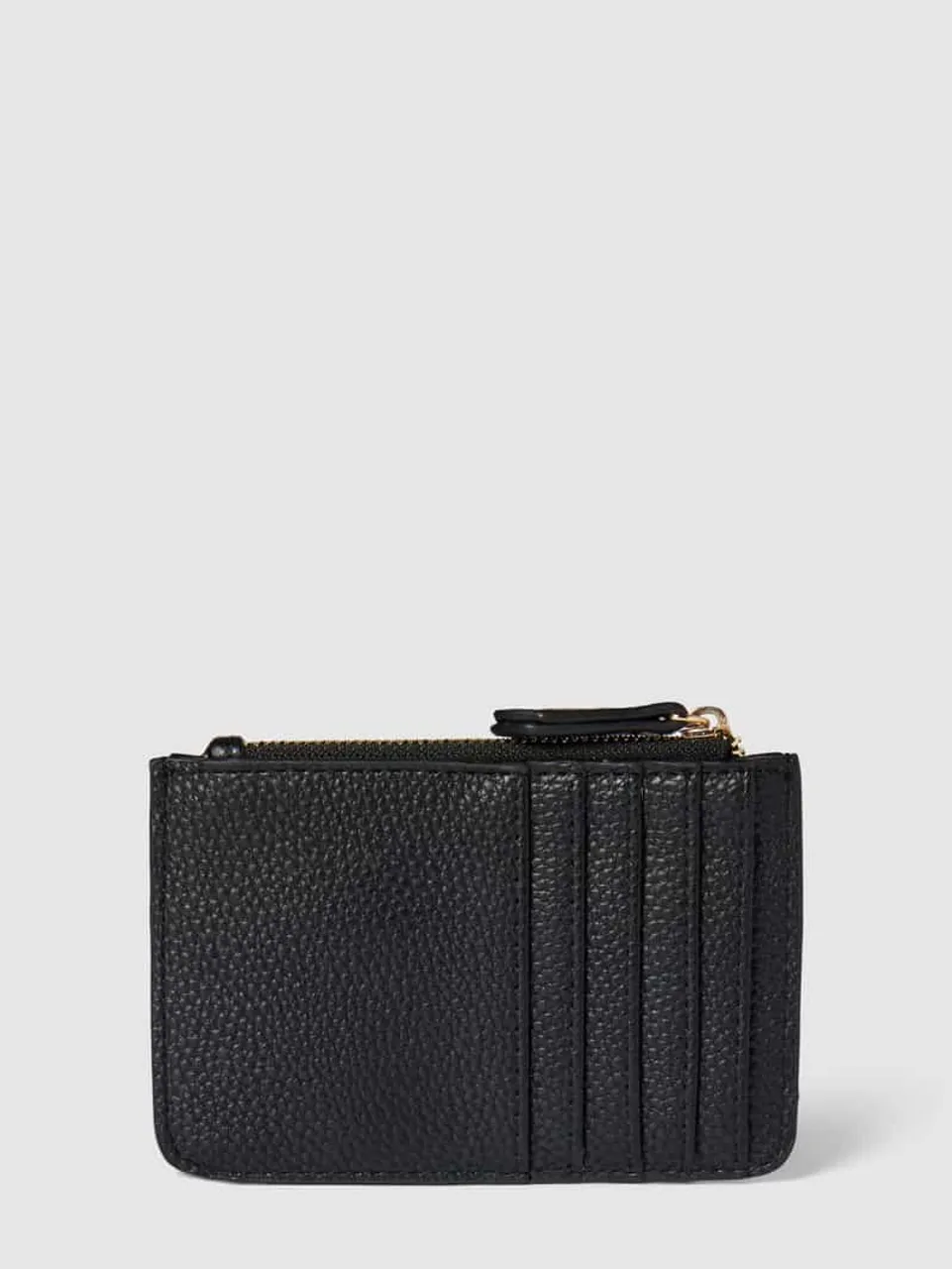 VALENTINO BAGS Portemonnaie mit Label-Detail Modell 'BRIXTON' in Black, Größe One Size