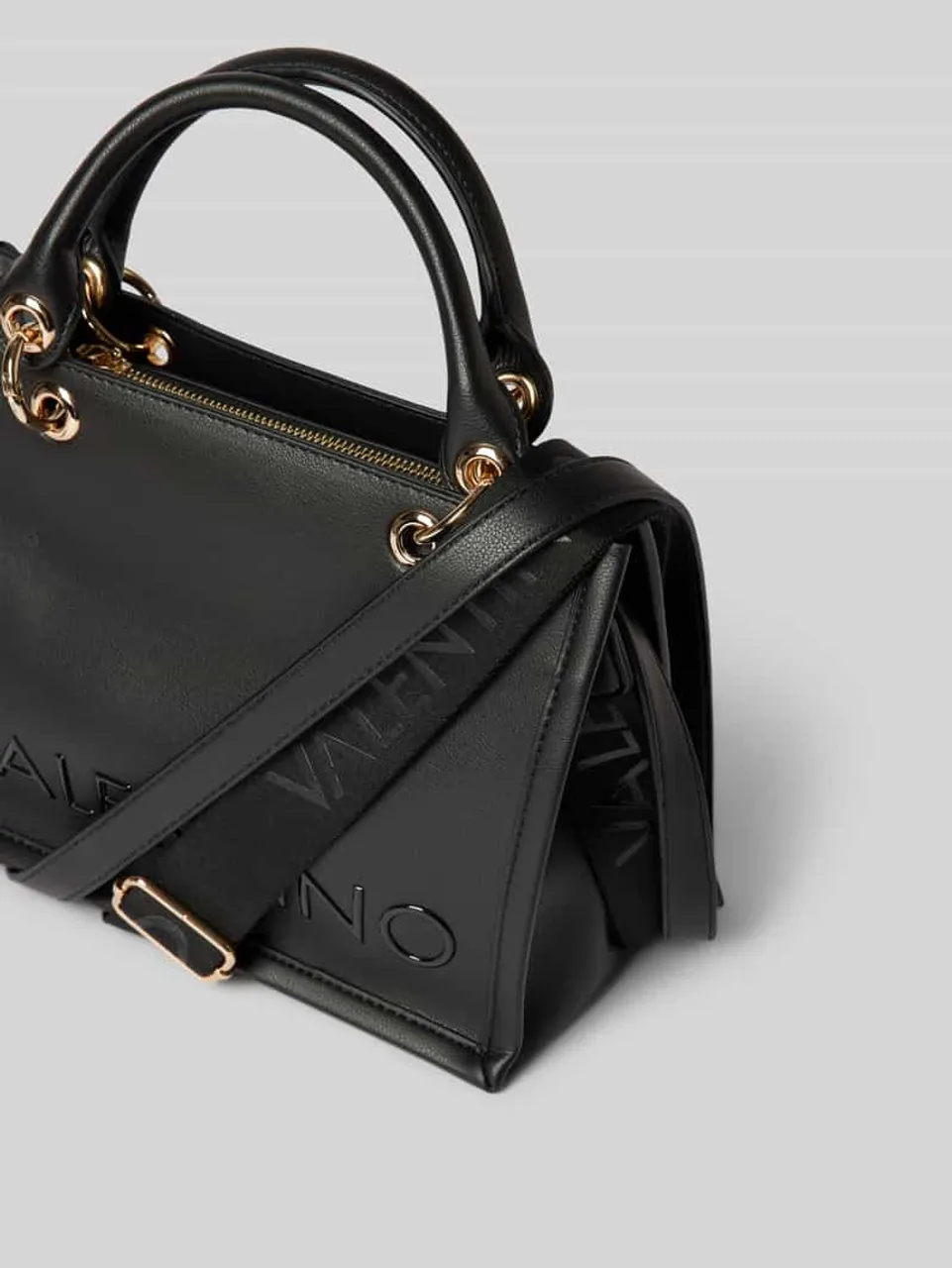 VALENTINO BAGS Shopper mit Label-Detail Modell 'PIGALLE' in Black, Größe One Size