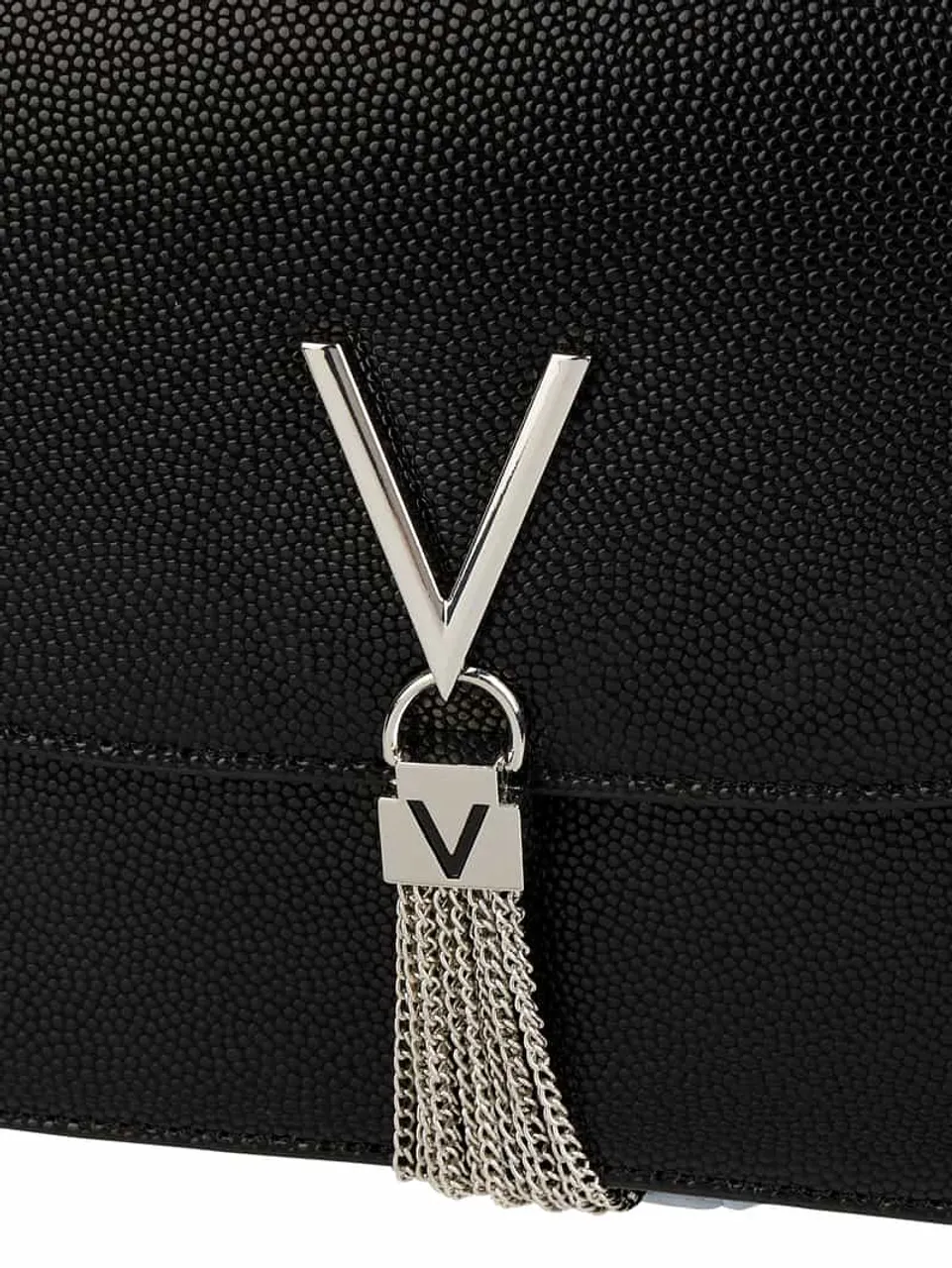 VALENTINO BAGS Sneaker aus Leder mit Label-Details Modell 'KEATON' in Black, Größe One Size