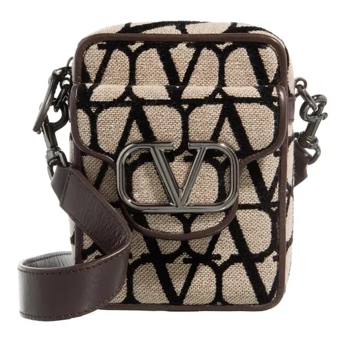 Valentino Garavani Crossbody Bags - Loco Mini Shoulder Bag - Gr. unisize - in Beige - für Damen
